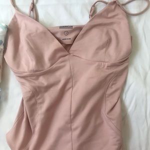 Good American Blush Body suit size 3